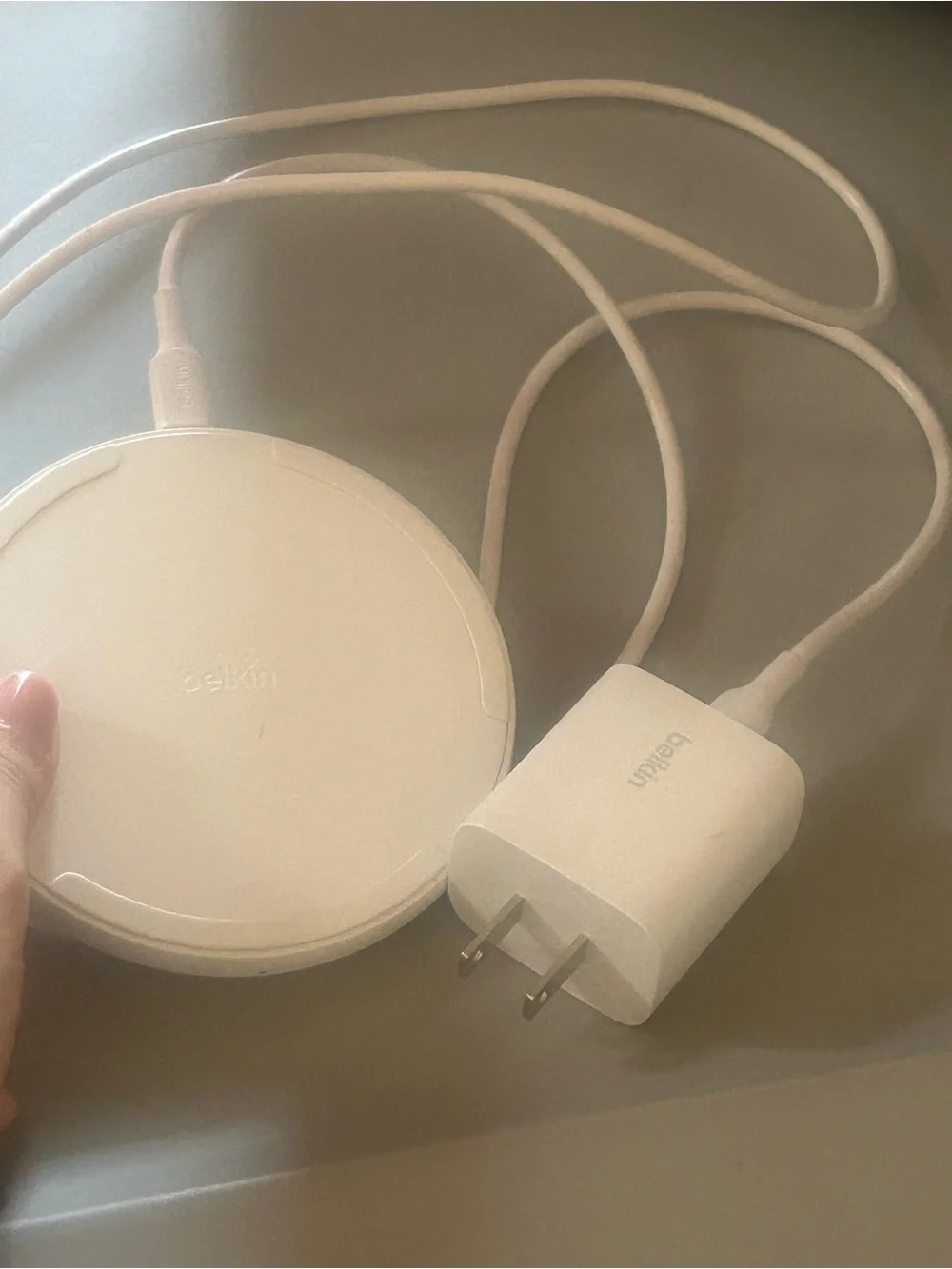 Belkin Boost Charge 10W Wireless Charging Pad WIA001 White with Cord USB-C